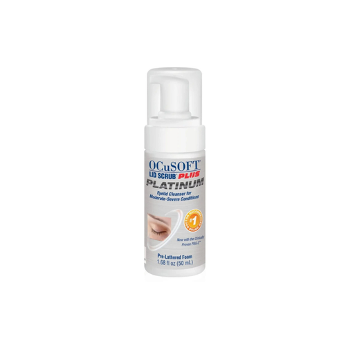 Ocusoft Lid Scrub Plus Platinum Foam (Eyelid Cleanser)