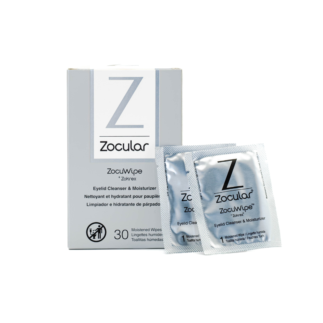 Zocular Zocuwipe Eyelid Wipes (30 Wipes)